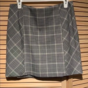 Plad A line mini skirt